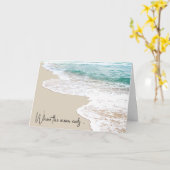 Denk maar aan Ocean Beach Kaart (Gele Bloem)