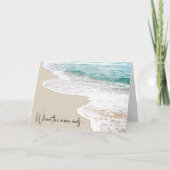 Denk maar aan Ocean Beach Kaart (Voorkant)