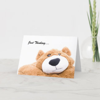 Denk maar eens aan hoeveel ik van je hou feestdagen kaart