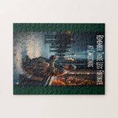 Denk met Kerstmis aan de minder fortuinlijken Legpuzzel (Horizontaal)