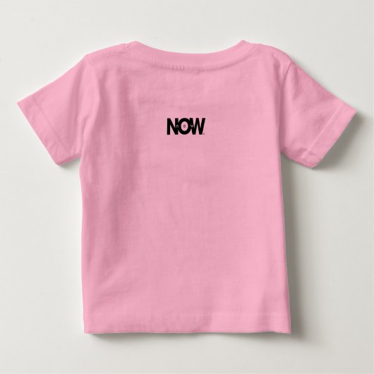 Denk na. Akte. Word maar. Baby T-shirt (Achterkant)
