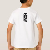 Denk na. Akte. Word maar. Kinder ringer T-shirt (Achterkant)