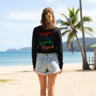 "Denk na, bedenk, innoveer, herhaal" T-shirt