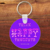 Denk na Happy Thoughts (5a) Sleutelhanger (Voorkant)