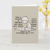 Denk na kaart (Gele Bloem)