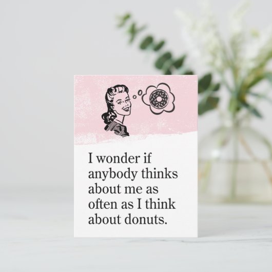 Denk na over donuts Pandemic Briefkaart (Staand voorkant)