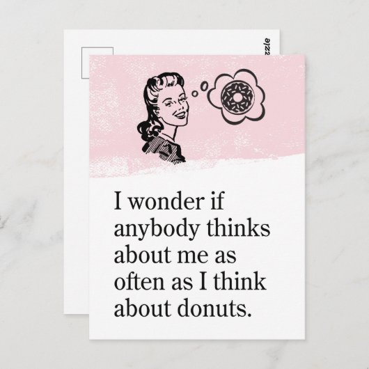 Denk na over donuts Pandemic Briefkaart (Voorkant / Achterkant)
