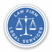 Denk na over gerechtigheid - rechtsclassiek sticker (Voorkant)