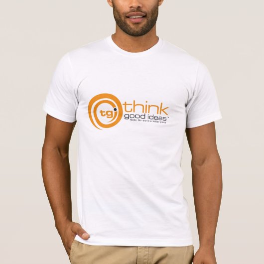 denk na over goede ideeën t-shirt (Voorkant)