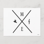 Denk na over wat nodig is, dagelijkse bevestiging feestdagenkaart (Achterkant)