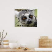 Denk na voordat je Poster gaat doen (Keuken)