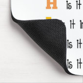 Denk na voordat je spreekt muismat (Hoek)