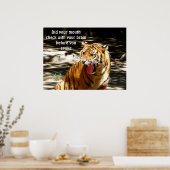 Denk na voordat je spreekt_ Print (Keuken)