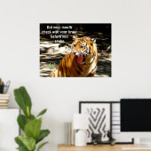 Denk na voordat je spreekt_ Print (Thuiskantoor)