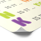 Denk na voordat u Classroom Anti Bully spreekt Poster (Hoek)