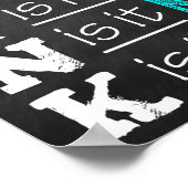 Denk na voordat u het Poster van de klas spreekt (Hoek)