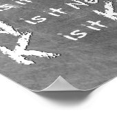 Denk na - Voordat u Poster spreekt (Hoek)