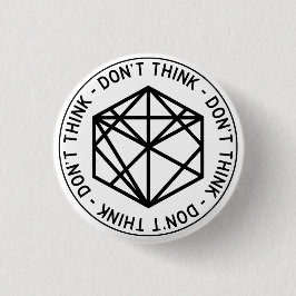 Denk niet aan de Button van weggebarenteken