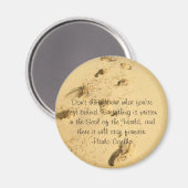 Denk niet aan wat je achter hebt gelaten Magnet (Voorkant / Achterkant)