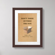 Denk niet buiten de doos