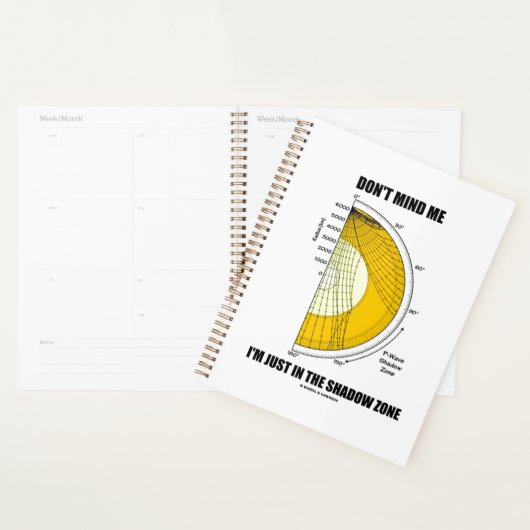 Denk niet dat ik alleen in de schaduwzone ben. planner (Display)