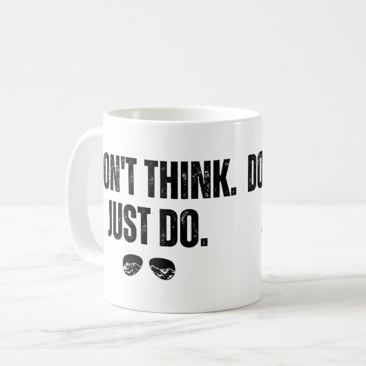 Denk niet dat ik het gewoon doe koffiemok (Voorkant links)