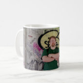 Denk niet eens aan deze koffie aanraken koffiemok (Voorkant links)