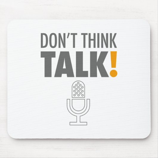 DENK NIET, TALK! マ イ ロ フ ォ ン MUISMAT (Voorkant)