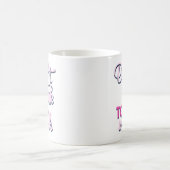 Denk Niet Te Veel - Roze Mindful Typografie Mok (Center)