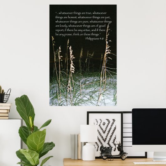 Denk op dit poster van de Manuscript van Dingen -  (Thuiskantoor)