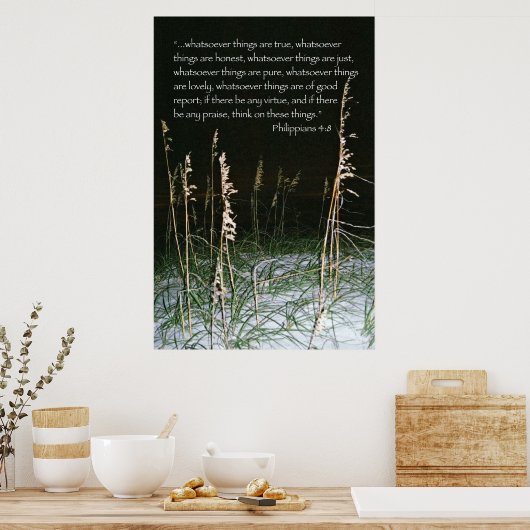 Denk op dit poster van de Manuscript van Dingen -  (Keuken)