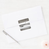 Denk optimistisch! vierkante sticker (Envelop)