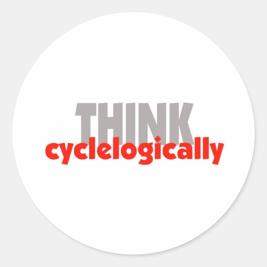 DENK Oraal! Ronde Sticker (Voorkant)