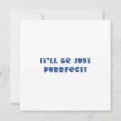 Denk Pawsitive Purrfect Schattige Cat in Specs Dra Kaart (Achterkant)