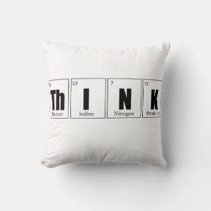 Denk Periodiek Tafel Kussen