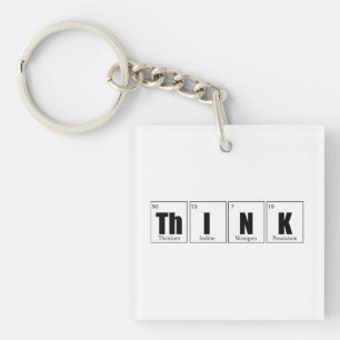 Denk Periodiek Tafel Sleutelhanger