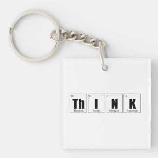 Denk Periodiek Tafel Sleutelhanger