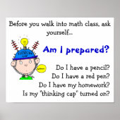 Denk-pet.gif, voordat je in de wiskunde komt.. poster (Voorkant)