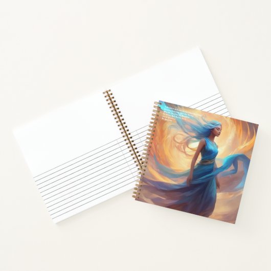 Denk positief hardcover notitieboek (Binnen)