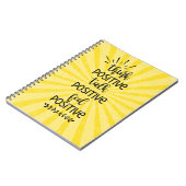 denk positief over een positieve mentale gezondhei notitieboek (Linkerzijde)