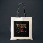 Denk positief, wees positief Canvas tas" Tote Bag<br><div class="desc">Blijf gemotiveerd en verspreid positiviteit met onze canvas tas 'Denk positief, wees positief'. Dit stijlvolle en praktische tas is ideaal voor het dragen van uw essentiële dingen, terwijl u en anderen eraan worden herinnerd om een positieve mindset te omarmen. Gemaakt van duurzame materialen, het is ideaal voor winkelen, gymsessies of...</div>