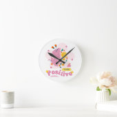 Denk Positieve Ronde Klok (Huis)