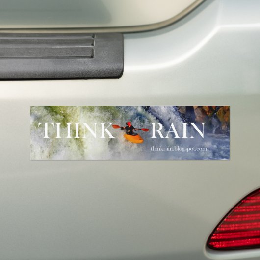 DENK RAIN BUMPERSTICKER (Op auto)