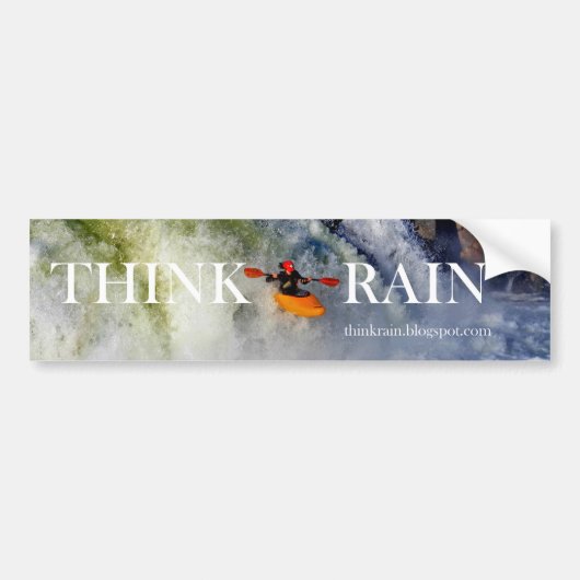 DENK RAIN BUMPERSTICKER (Voorkant)