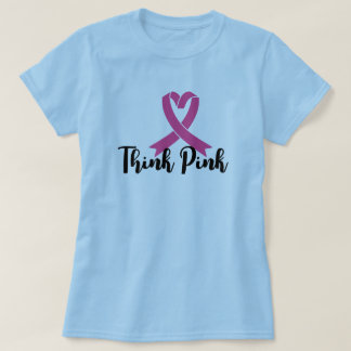 Denk Roze – Draag hoop, verspreid kracht T-shirt