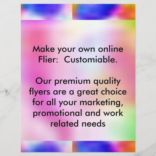 Denk roze - steun kankeronderzoek flyer (Voorkant)