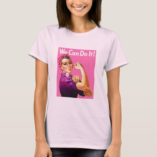 Denk roze t-shirt (Voorkant)