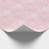Denk Roze Waterverf Patroon Monogram Cadeaupapier (Hoek)