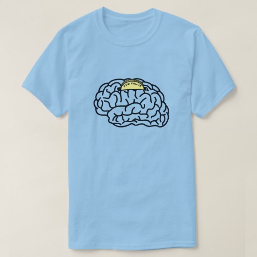Denk serie: Voeg waarde toe T-shirt (Design voorkant)