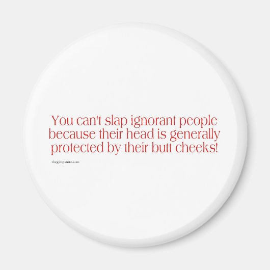 denk_slap magneet (Voorkant)